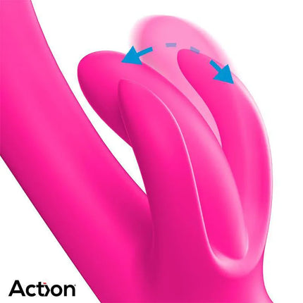 Antony Double Tapping and Finger Wiggling Vibe with three independent motors for customized pleasure.