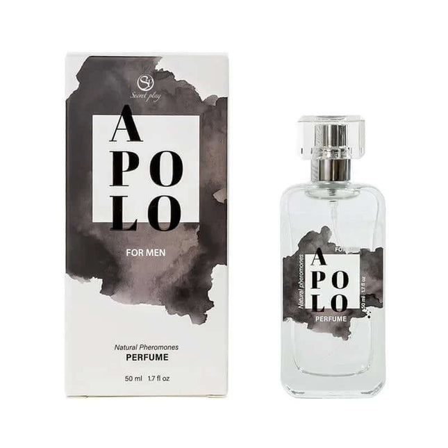 Apolo Natural Perfume with Pheromones Spray 50 ml bottle and packaging