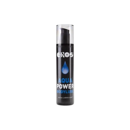 Aqua Power Bodylube 250 ml bottle, premium water-based lubricant for intimate use, silicone-free and fragrance-free, long-lasting glide