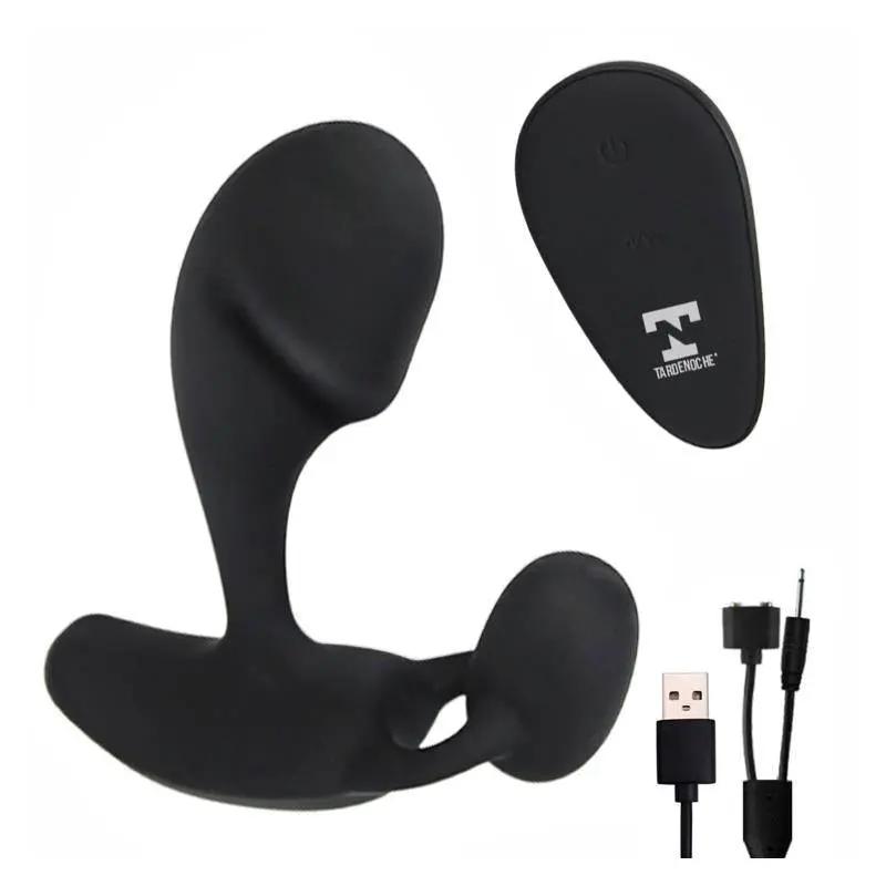 Aquen Prostate and Perineum Stimulator Liquid Silicone Remote Control Magnetic USB - secretsextoys.store