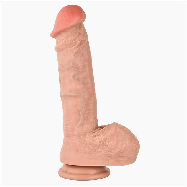 Realistic Armand L Dildo Dual Density 26 cm - 10.2 with suction cup base for hands-free use.