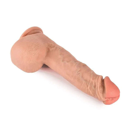 August Dildo Dual Layer 11 with realistic texture, designed for an authentic experience.
