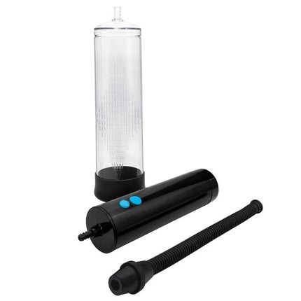 Automatic Penis Pump PSX05 USB with transparent cylinder and USB rechargeable controller