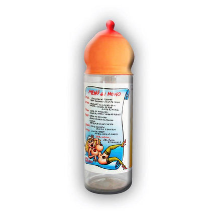 Baby Bottle in the Form of a Giant Breast 1200 ml with whimsical design and customizable sticker area for unique gifting.