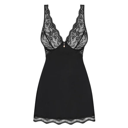 Babydoll Luvae lingerie with lace detail and beaded chest for an elegant and sophisticated look.