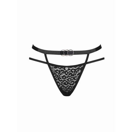 Bagirela Sexy Thong by Obsessive with luxurious lace detailing and playful lines for a seductive look.