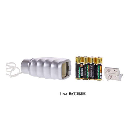 Baile Masturbator Superclimax with batteries and attachments displayed on a white background