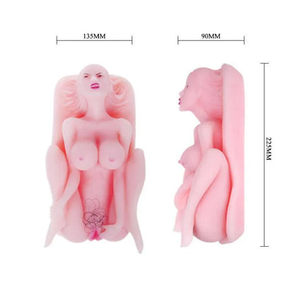 Baile Masturbator U.S. Cool Woman with lifelike features and remote-controlled vibrations on display