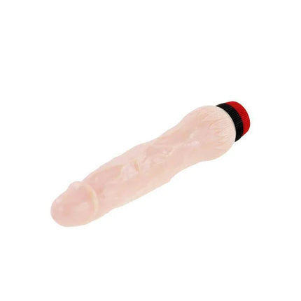 Baile Vibe Flesh realistic waterproof vibrator with lifelike vein-detailed texture, ideal for versatile and immersive solo play.