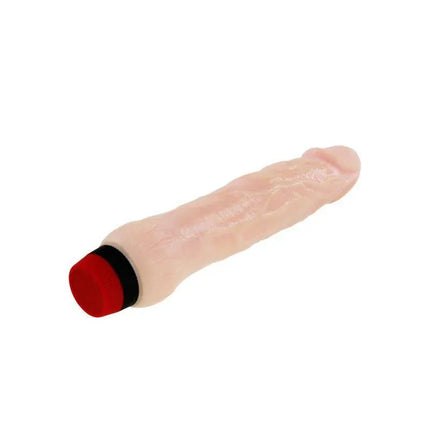 Baile Vibe Flesh waterproof realistic vibrator with lifelike vein details, 21.5 cm long, for immersive solo play.