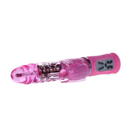 Baile Vibe U.S. Big Mabe Pink silicone vibrator on white background