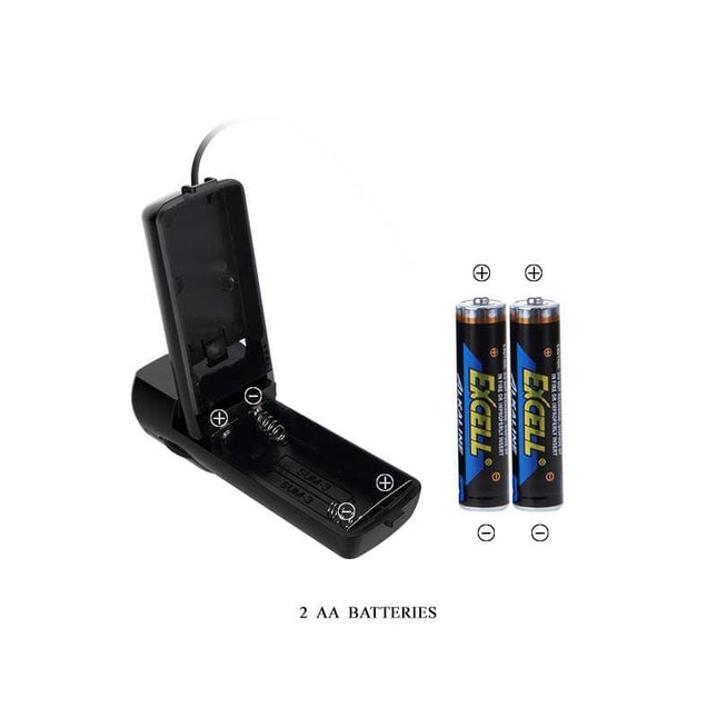 Battery compartment and two AA batteries for Baile Vibrating Egg with Remote Control.