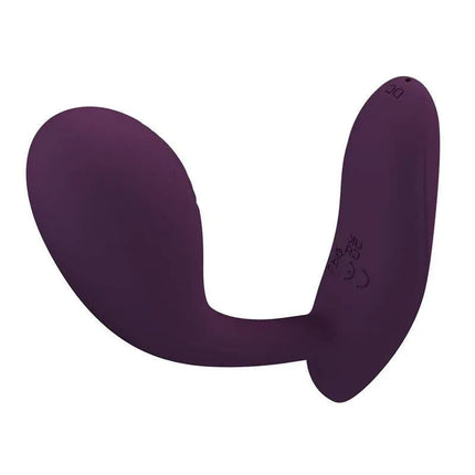 Baird G-Spot Vibrator wih App in deep purple, ergonomic design for targeted pleasure.