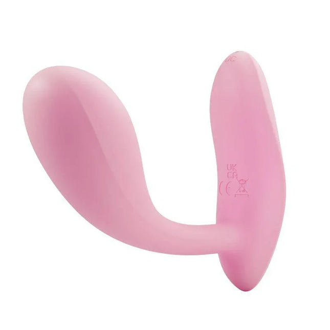 Baird Stimulador with APP Controler pink G-spot vibrator, ergonomic silicone design for comfort and 12 vibration modes