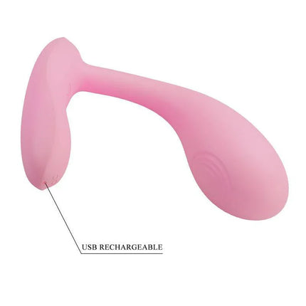 Pink Baird Stimulador with APP Controler featuring USB rechargeable design for enhanced G-spot stimulation