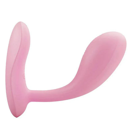 Baird Stimulador with APP Controler, ergonomic silicone G-spot vibrator in pink design, featuring 12 vibration modes for enhanced pleasure.