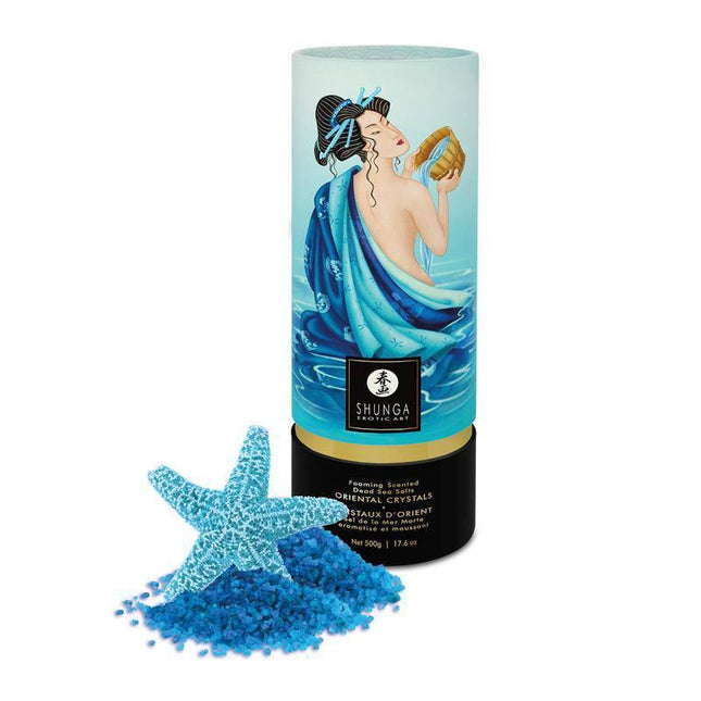 Bath Salts Ocean Tempation 500 gr with starfish and sky-blue Dead Sea crystals for a luxurious bath experience