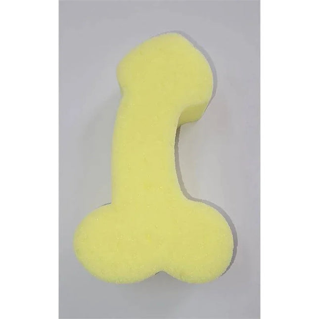 Bath Sponge Penis-Shaped Yellow