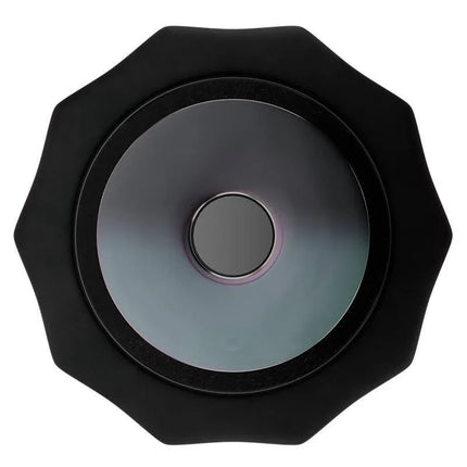 Top view of Bathmate Pump Timer featuring a sleek black and silver design, perfect for shower use.