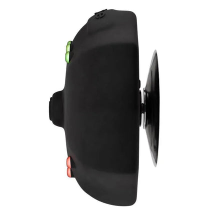 Side view of Bathmate Pump Timer with green and red lights, compact design for shower use, providing visual and audible cues for timed sessions.