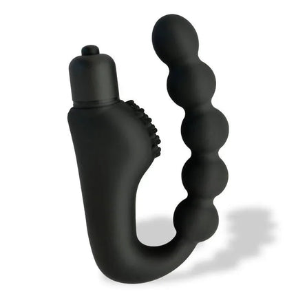 Bausken Anal Prostate P-Spot Vibrator in premium silicone, curved design for P-point stimulation, from the Afterdark line.