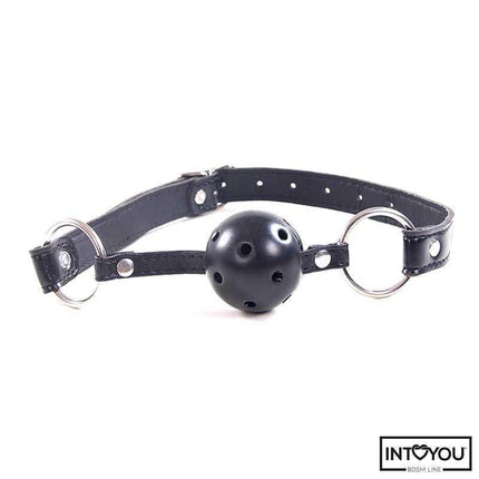 BDSM Bondage Set - 7 Pcs Furry Kit with black ball gag for intimate play
