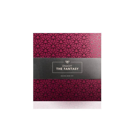 Luxurious BDSM Box packaging with elegant maroon and black design, perfect gift for BDS lovers.