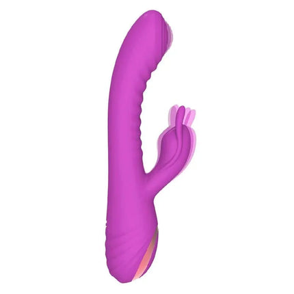 Beat3 Vibe G-Spot Thumping Pulsation 3 Motors in purple, featuring triple stimulation with a curved tip and conical axis for targeted thrills.