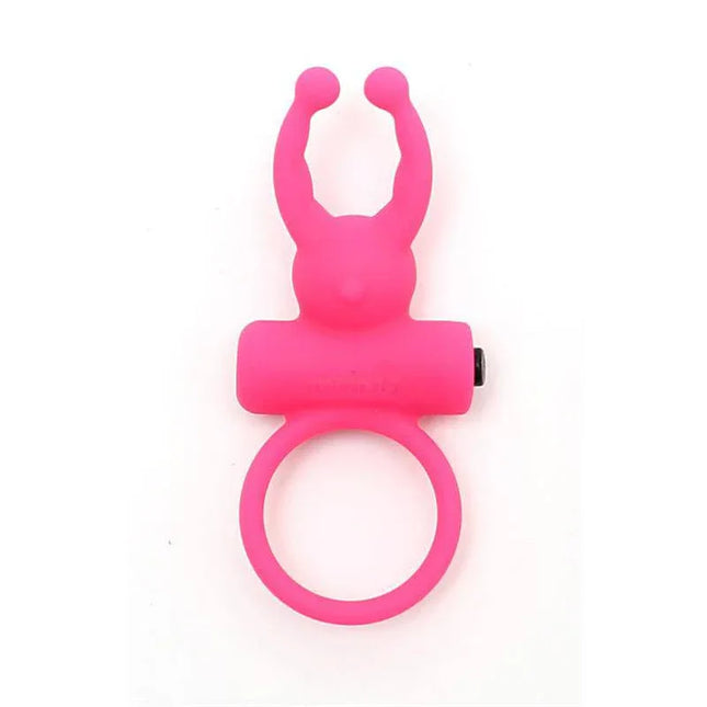 Beatle Cock Ring Rome Pink dual-action vibrating penis ring for enhanced pleasure and stronger erection support.