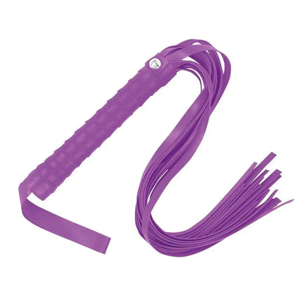 Purple whip from Beginners Bondage Set3 Pieces Purple with silky touch