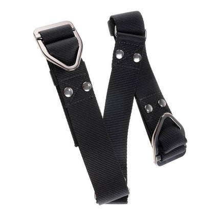 Bicep Bender heavy-duty restraint with adjustable nylon straps and stainless steel lock rings from COMMAND Collection.