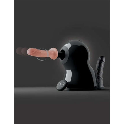 The Bigger Bang Thrusting and Rotating Sex Machine showcasing thrusting motion on a dark background