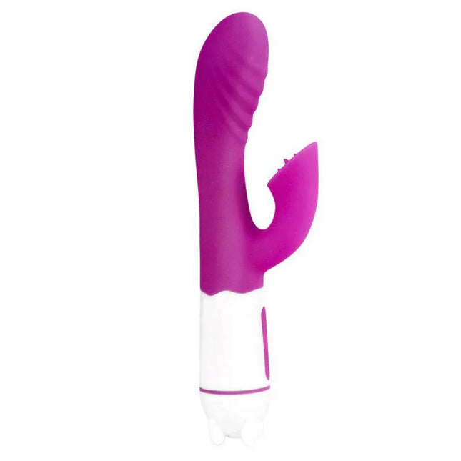 Billy USB Vibrator 36 Functions Silicone Purple with dual stimulation design for pleasure and comfort.