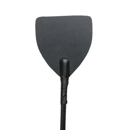 Black Crop - premium leather riding crop with a durable handle and secure loop for precise control, designed for SM games.