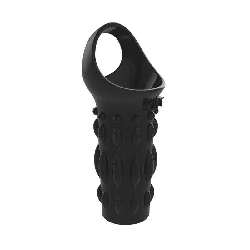 Black Penis Sleeve 11.5 cm - secretsextoys.store