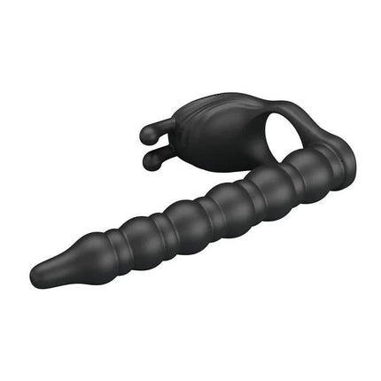 Blackney Cock Ring Vibrator Plug Silicone with 7-function dual stimulation design for intensified intimacy and shared pleasure.