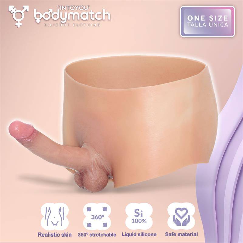 Blayke Boxer with 18 cm Built - in Penis Liquid Silicone One Size - secretsextoys.store
