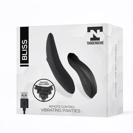 Bliss Vibrating Panties USB Remote Control USB Silicone packaging