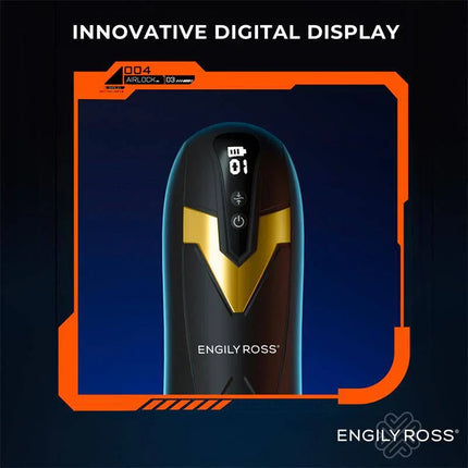 Bloster Automatic Thrusting Male Masturbator innovative digital display showing advanced features and controls