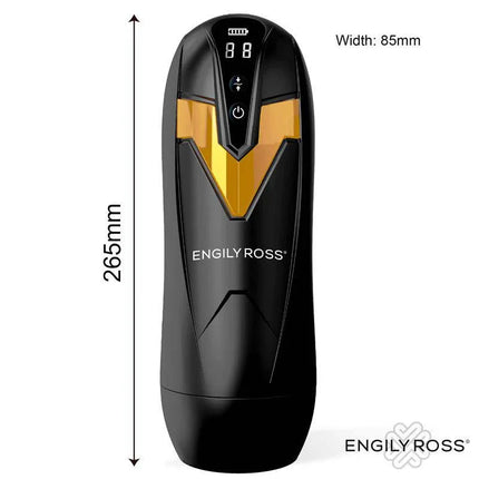 Bloster Automatic Thrusting Male Masturbator - High-performance device with thrust modes and vibration controls by Engily Ross.