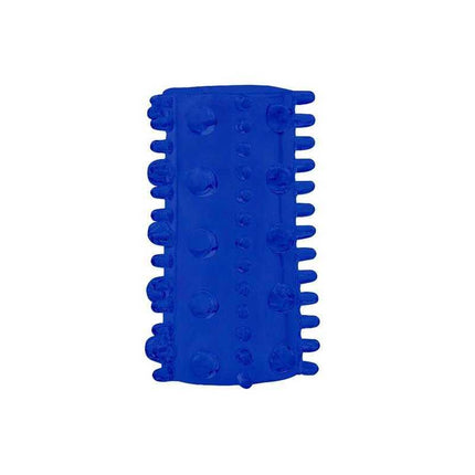 Blue Penis Sleeve Kits with Different Reliefs featuring textured sleeve for enhanced pleasure, made from soft and durable TPE.