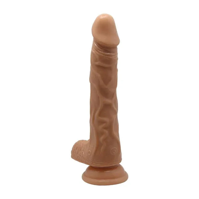 Bodach Vibe with Thrusting y Rotation USB - realistic design vibrator with lifelike texture and suction base.