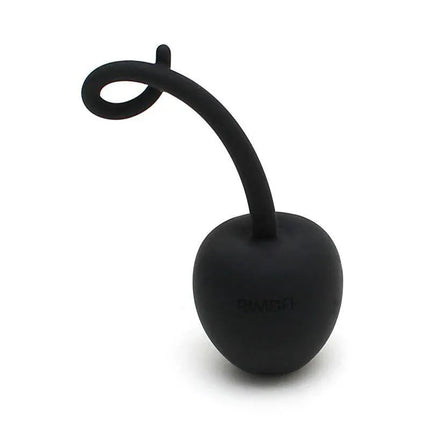 Bola Kegel en Forma de Manzana Paris Negra, herramienta ergonómica para entrenamiento del suelo pélvico hecha de silicona segura.