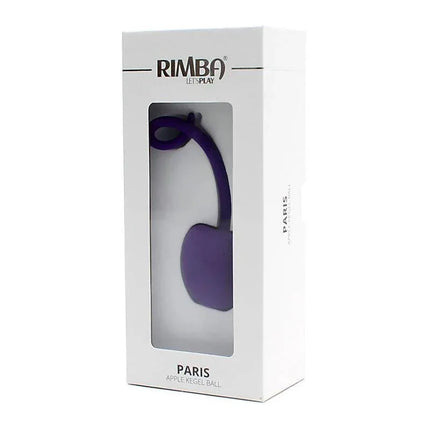 Bola Kegel en Forma de Manzana Paris Purpura, premium pelvic floor trainer in apple shape in packaging