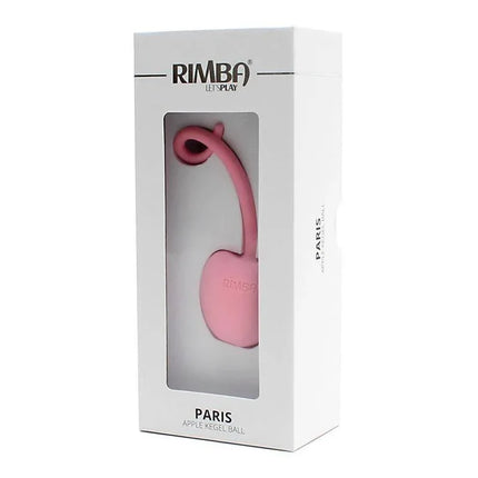 Bola Kegel en Forma de Manzana Paris Rosa Claro in packaging for pelvic muscle training