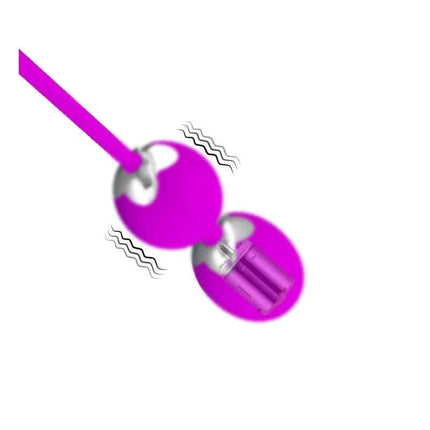 Bolas Vaginales con Vibración Willie Clave 25, silicone and ABS build, remote control, 12 vibration functions for pelvic floor workouts