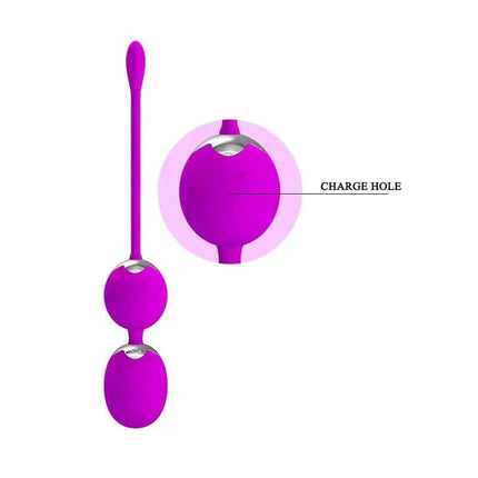Bolas Vaginales con Vibración Willie Clave 25 with remote control and USB charging