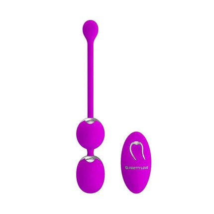 Bolas Vaginales con Vibración Willie Clave 25 - Silicone kegel balls with remote control for pelvic floor exercises