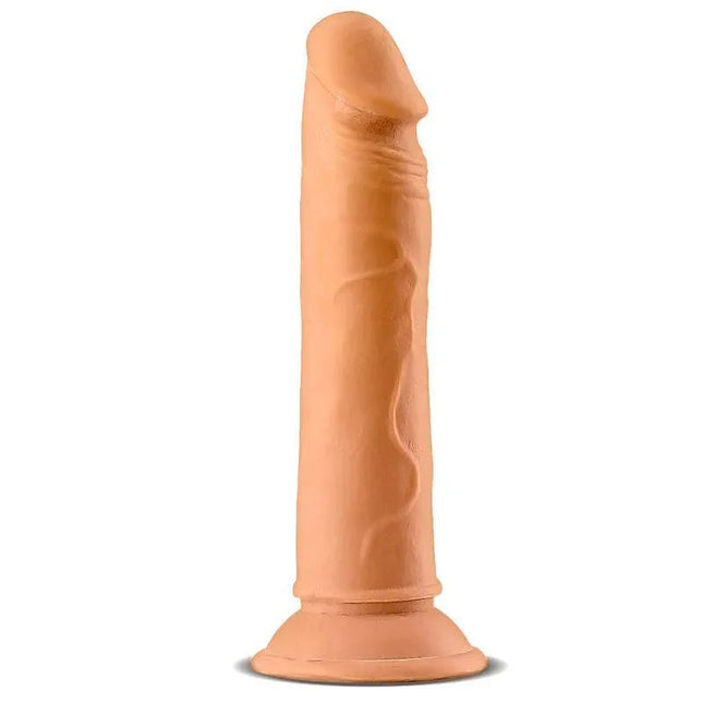 Bon Realistic Dildo with Suction Cup 7.5 Flesh showcasing lifelike design and strong suction base for hands-free use.