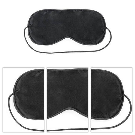 Blindfold from Bondage Kit Deluxe Black featuring sleek black design in durable materials for comfort and versatility.